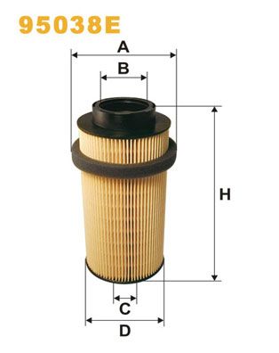 WIX FILTERS Polttoainesuodatin 95038E